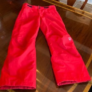 Boys Rossignol Red Ski Pants Size 12.
